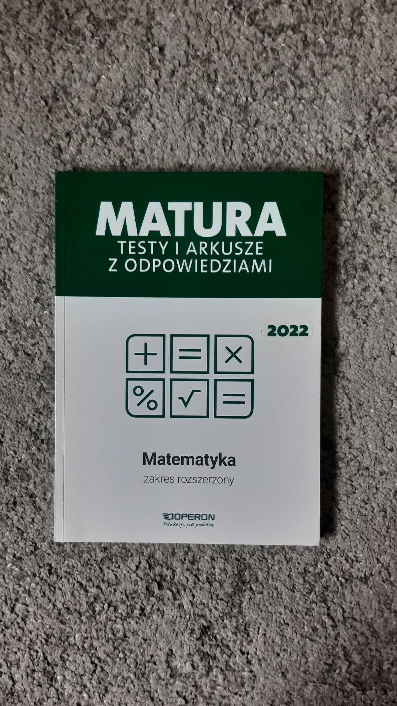 Testy i arkusze z odpowiedziami Matura Operon Matematyka z. roz.