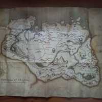 Mapa Skyrim|Wersja eng|NOWY