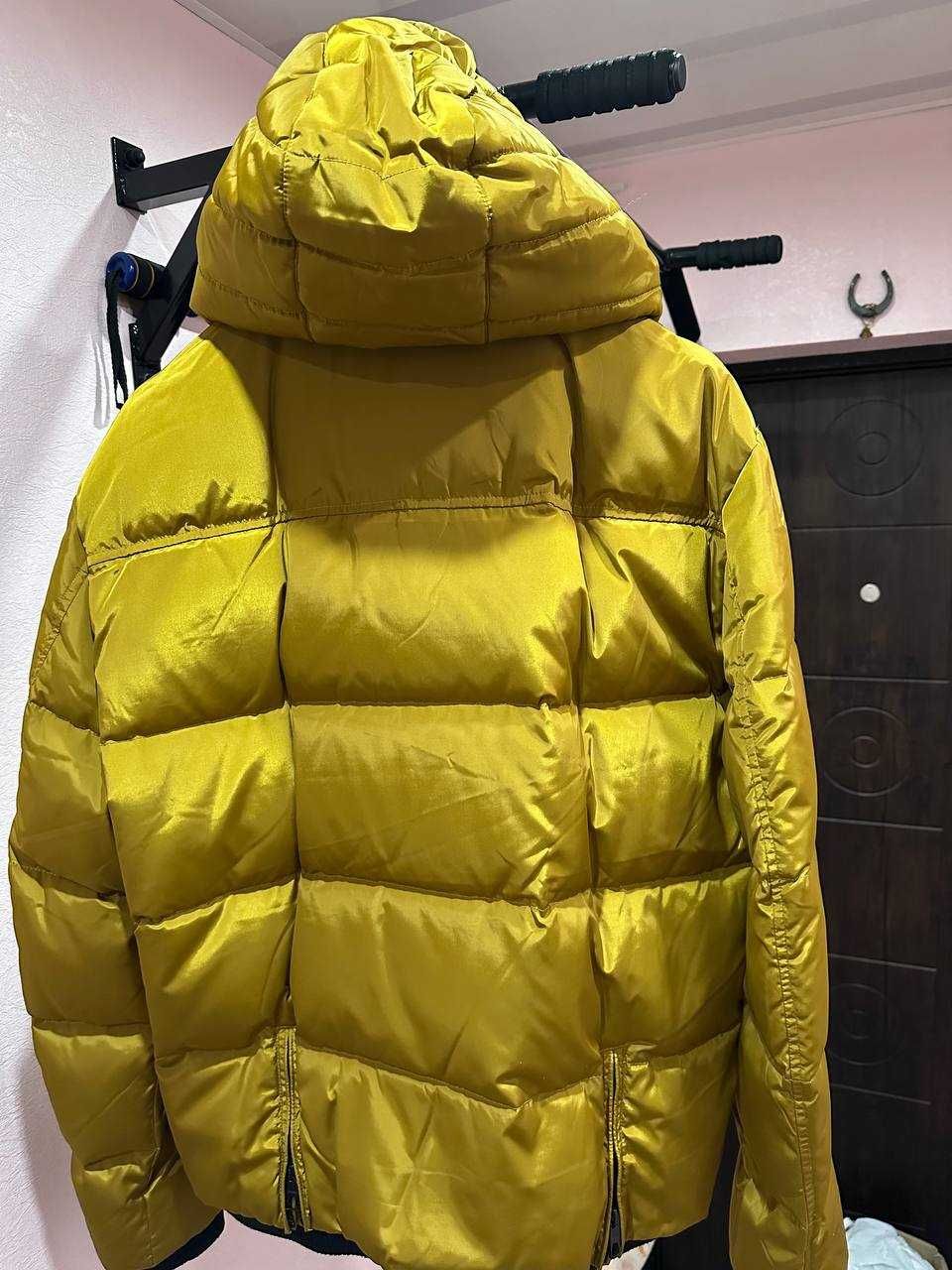 Зимний пуховик, куртка Savage, цвет горчичный , 54 размер