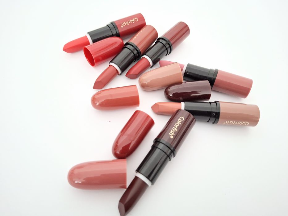 12zł! Za całość nowe szminki pomadki