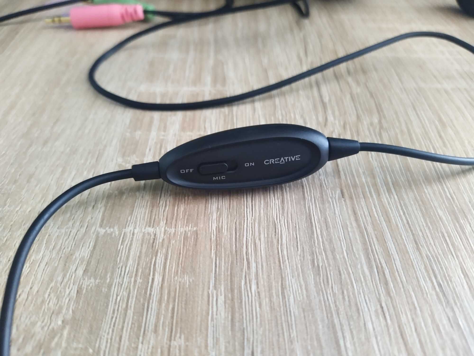 Słuchawki z mikrofonem Creative Sound Blaster Blaze. Nieużywane.