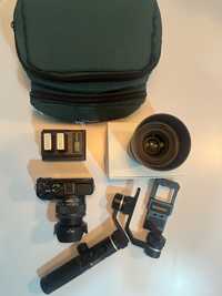 Canon eos m3 ,sigma 30mm, feiyutech g6 plus