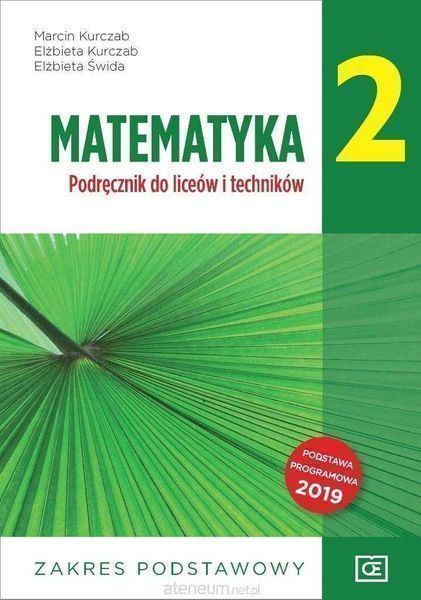 Matematyka 2 Podręcznik zakres Podstawowy PAZDRO