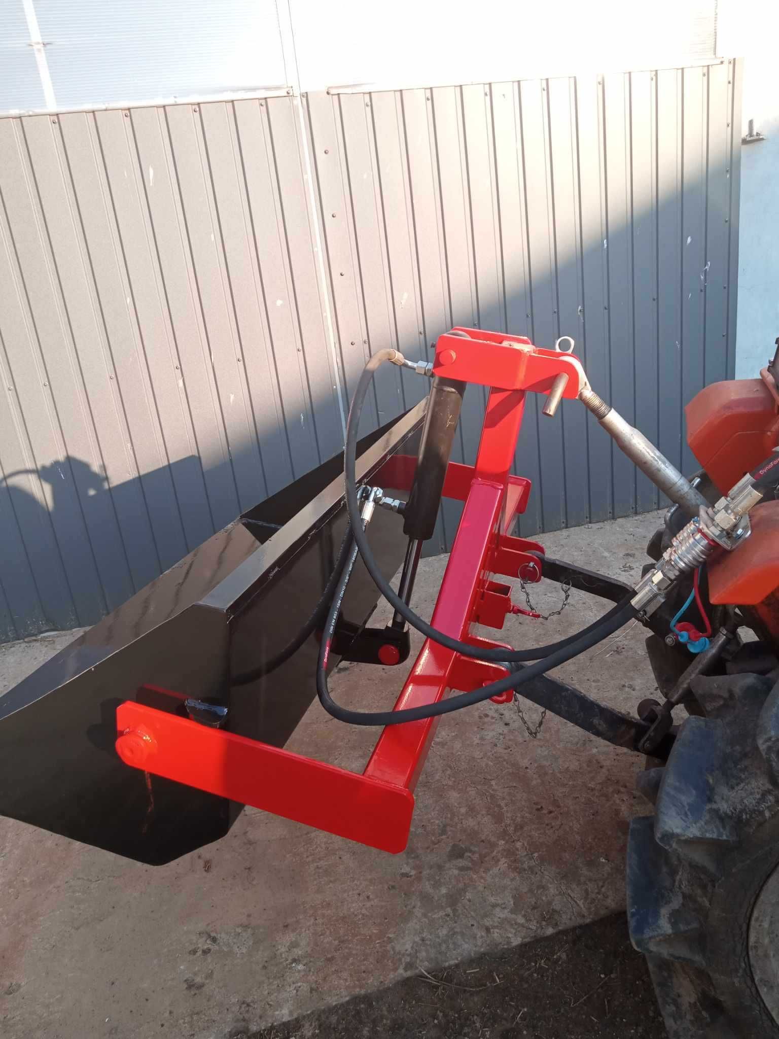 Łyżka hydrauliczna na tył do minitraktora