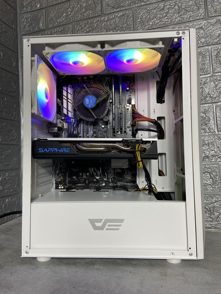 Игровой компьютер,ПК(i5-7600K,DDR4 16GB,RX 580 8GB,SSD 240Gb,HDD 1TB)