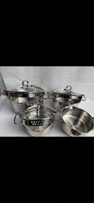 Tefal,Столові набори WMF,Набори кастрюль Tefal,WMF,Silit,скороварка