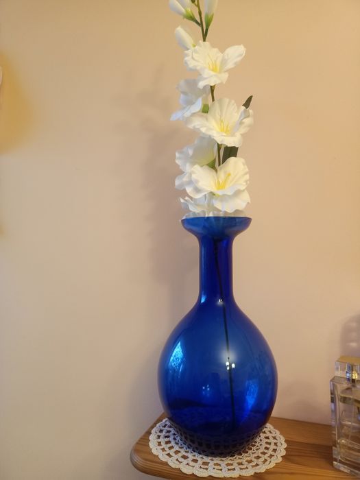 Wysoki wazon 30 cm szkło