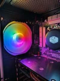 2 wentylatory krux static rainbow 140mm RGB