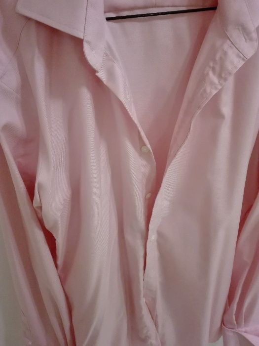 Koszula slim fit TM Lewin na spinki koł. 39cm