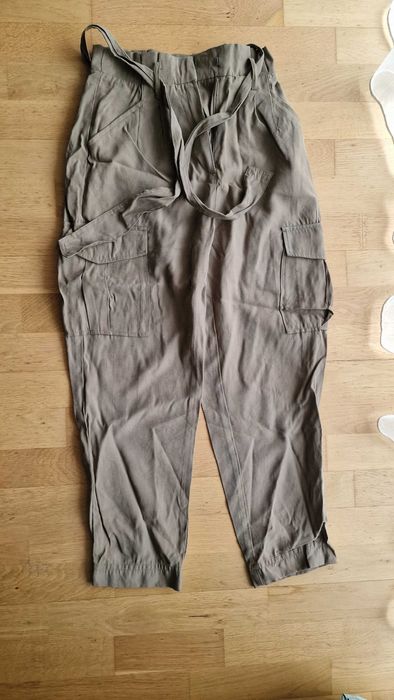 Spodnie damskie H&M khaki