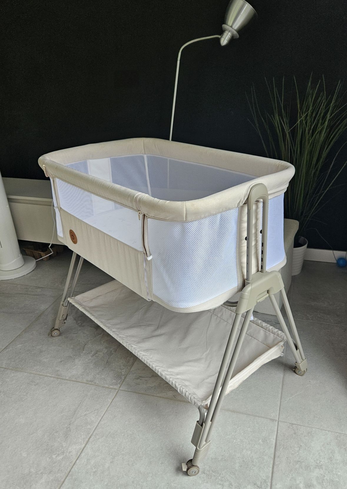 Łóżeczko dostawne Lionelo luna beige sand