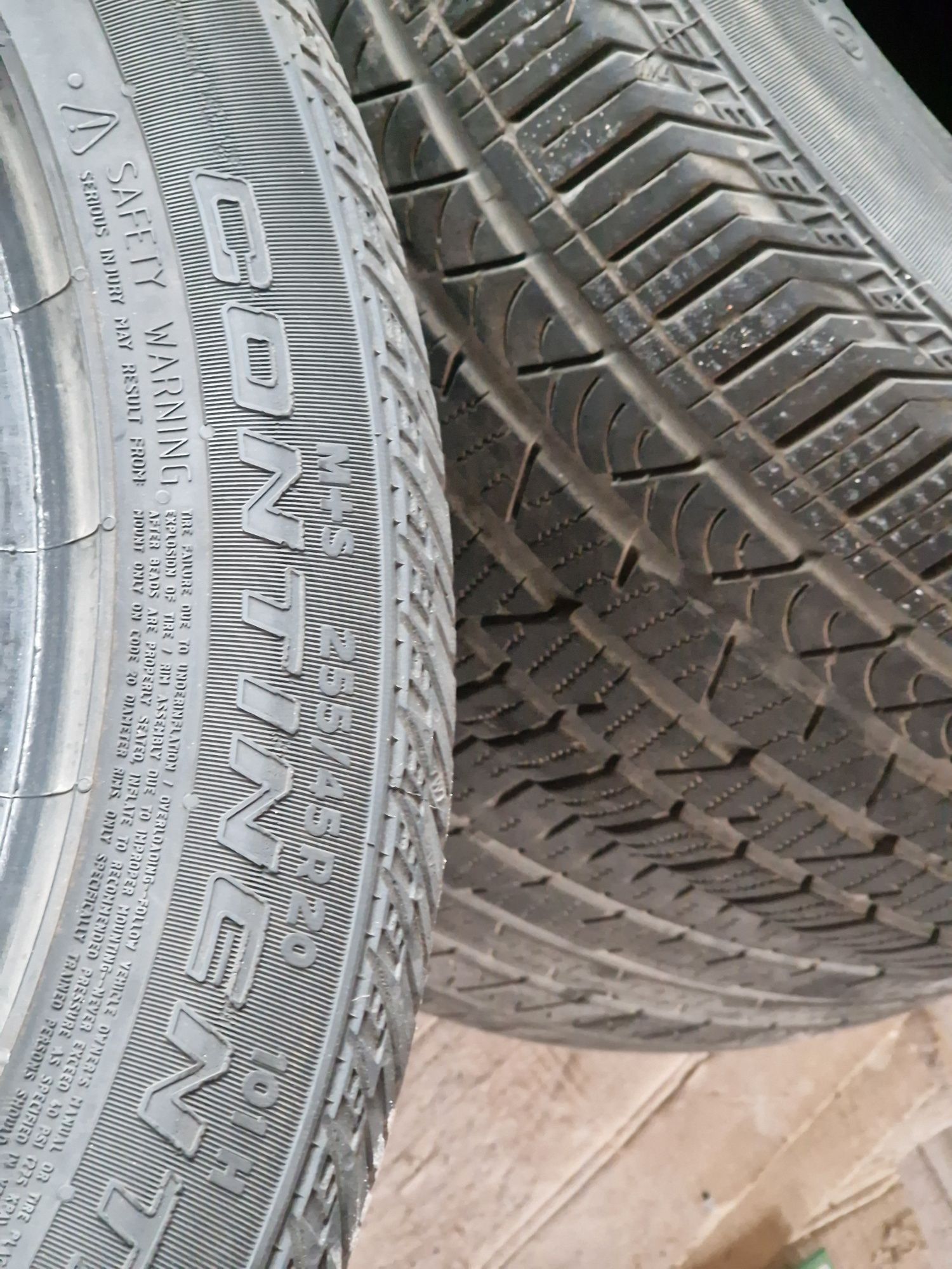 Шины по отдельности  Continental  lx sport 255 45 20
