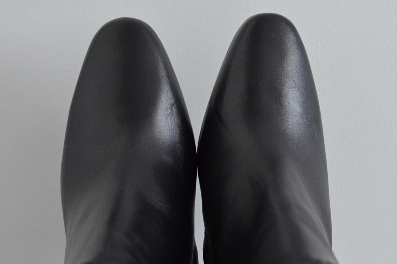 Pełne KOBIECEGO WDZIĘKU kozaki ZARA zakrywające kolano wygody obcas 40