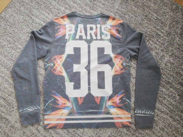 Bluza męska Paris 36 Primark szara rozmiar M stan bardzo dobry