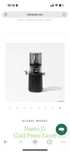 Slow Juicer Nama J3 – como novo, modelo europeu 2024
