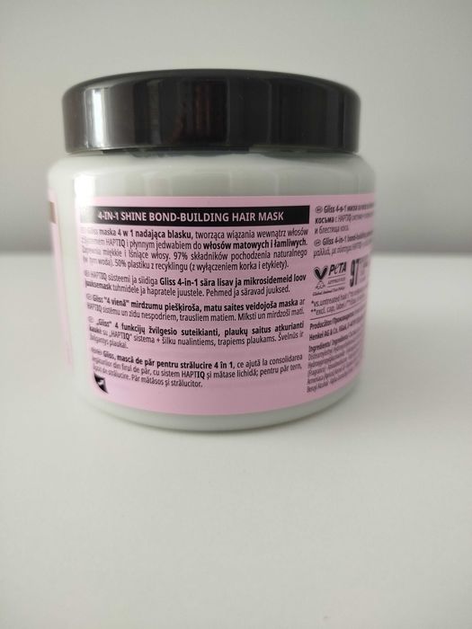 Schwarzkopf Gliss Liquid Silk maska do wzmocnienia włosów i połysku