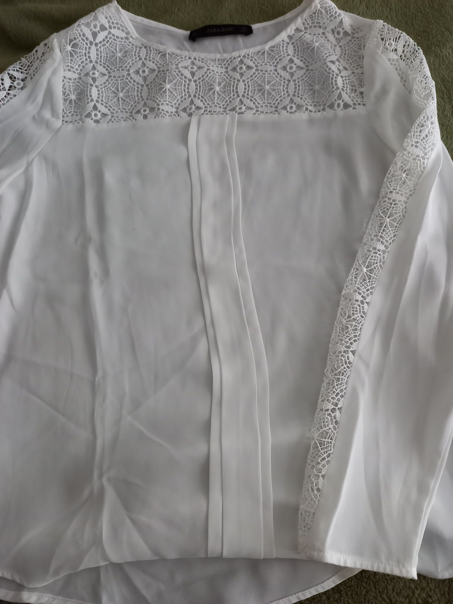 Blusa branca da Zara, tamanho S, nunca usada