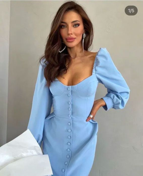 Сукня з імітацією корсету