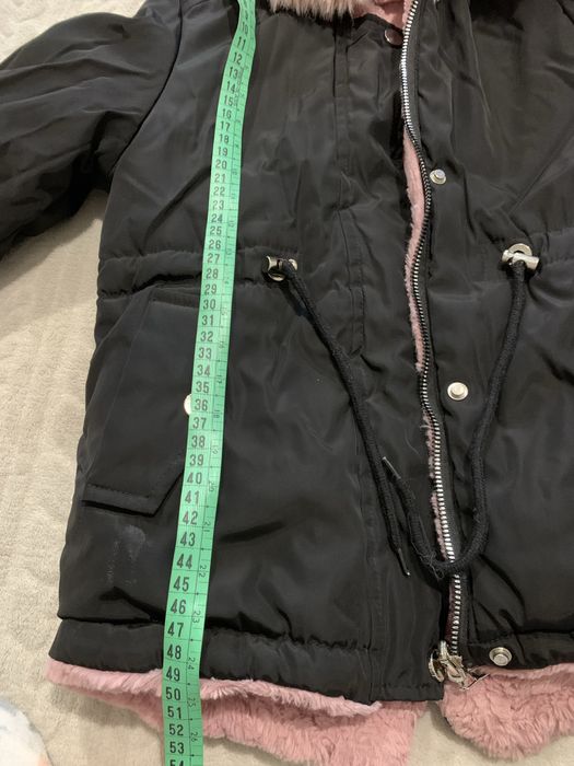 Крута двохстороння курточка парка на зиму непромокаюча тканина