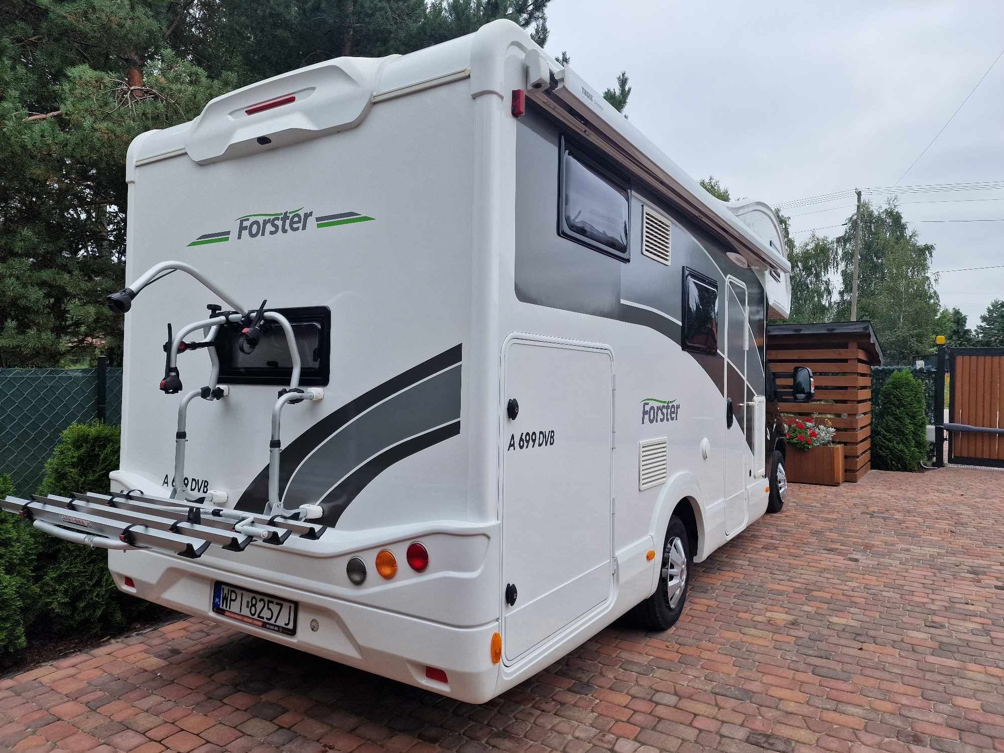 Camper Kamper Alkowa 6osob Fiat 2.3 180km fv vat