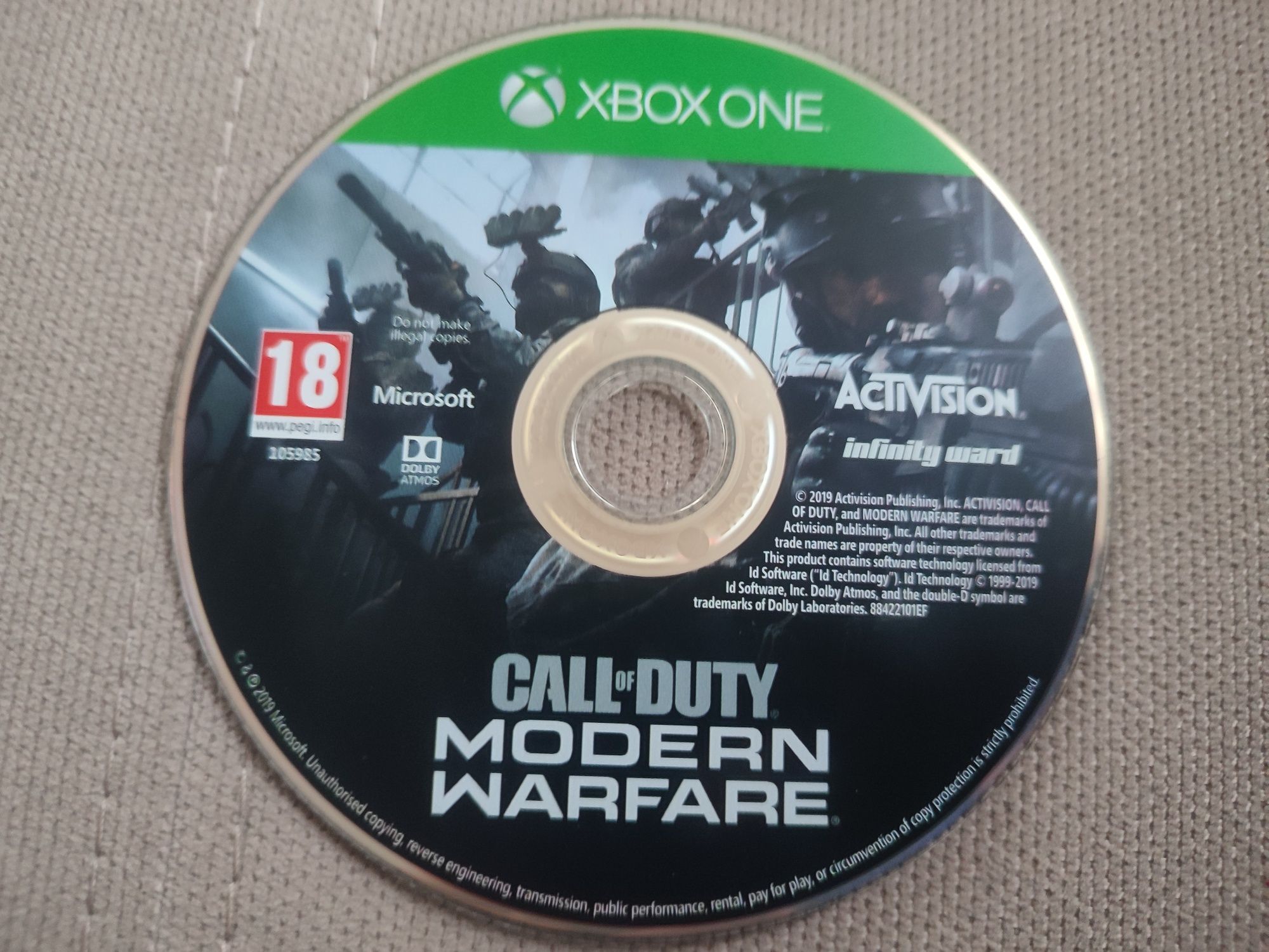 Диск ігри Call of duty для Xbox one