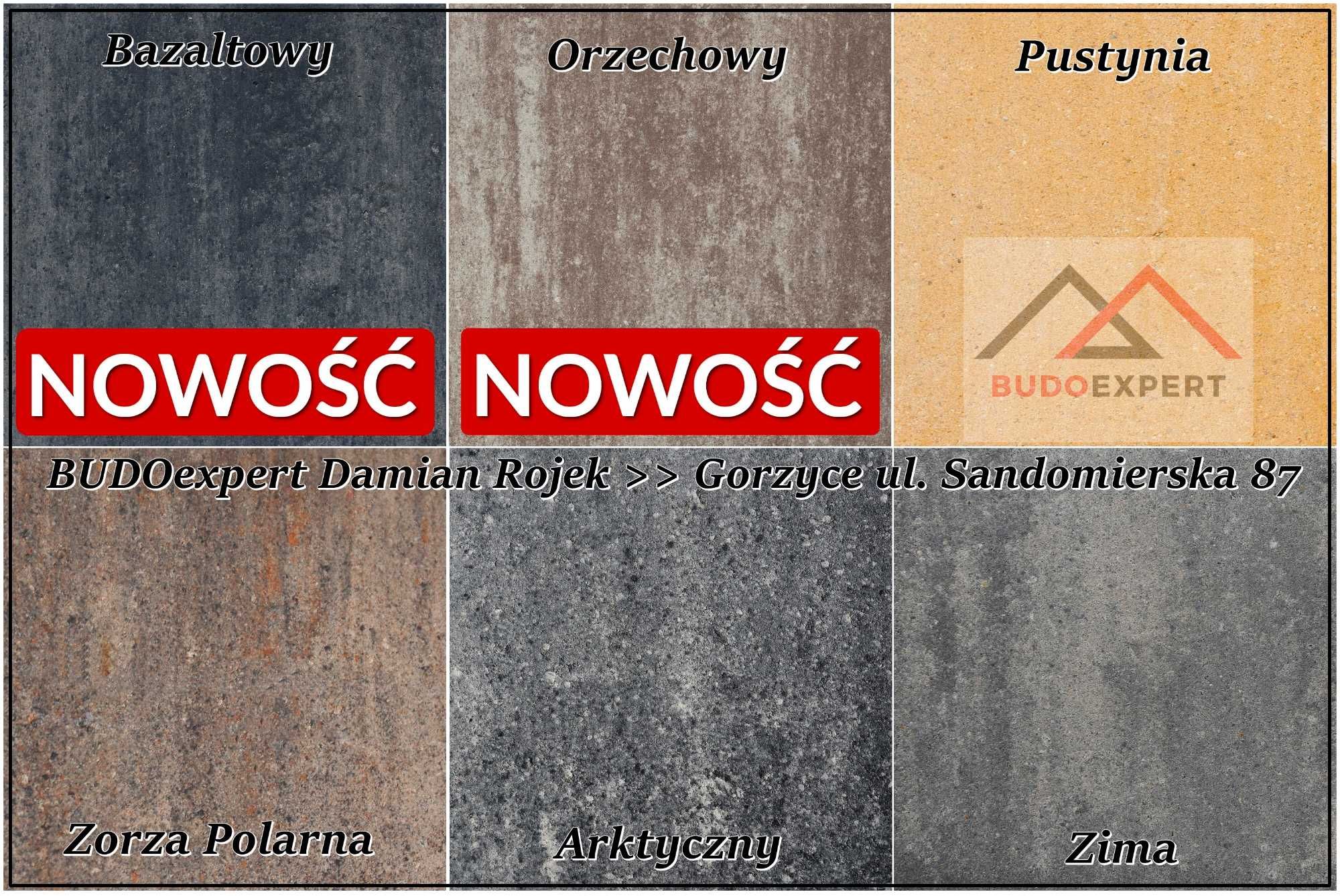 Nowoczesna betonowa płyta tarasowa COLORBLEND 60x30 kolor Arktyczny