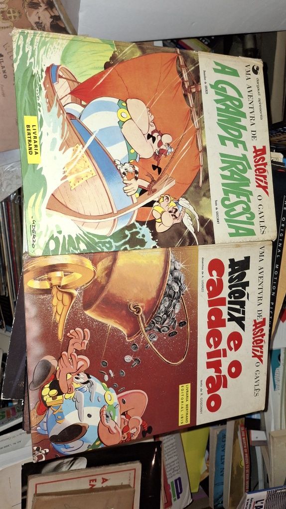 Astérix e o caldeirão a grande travessia bd