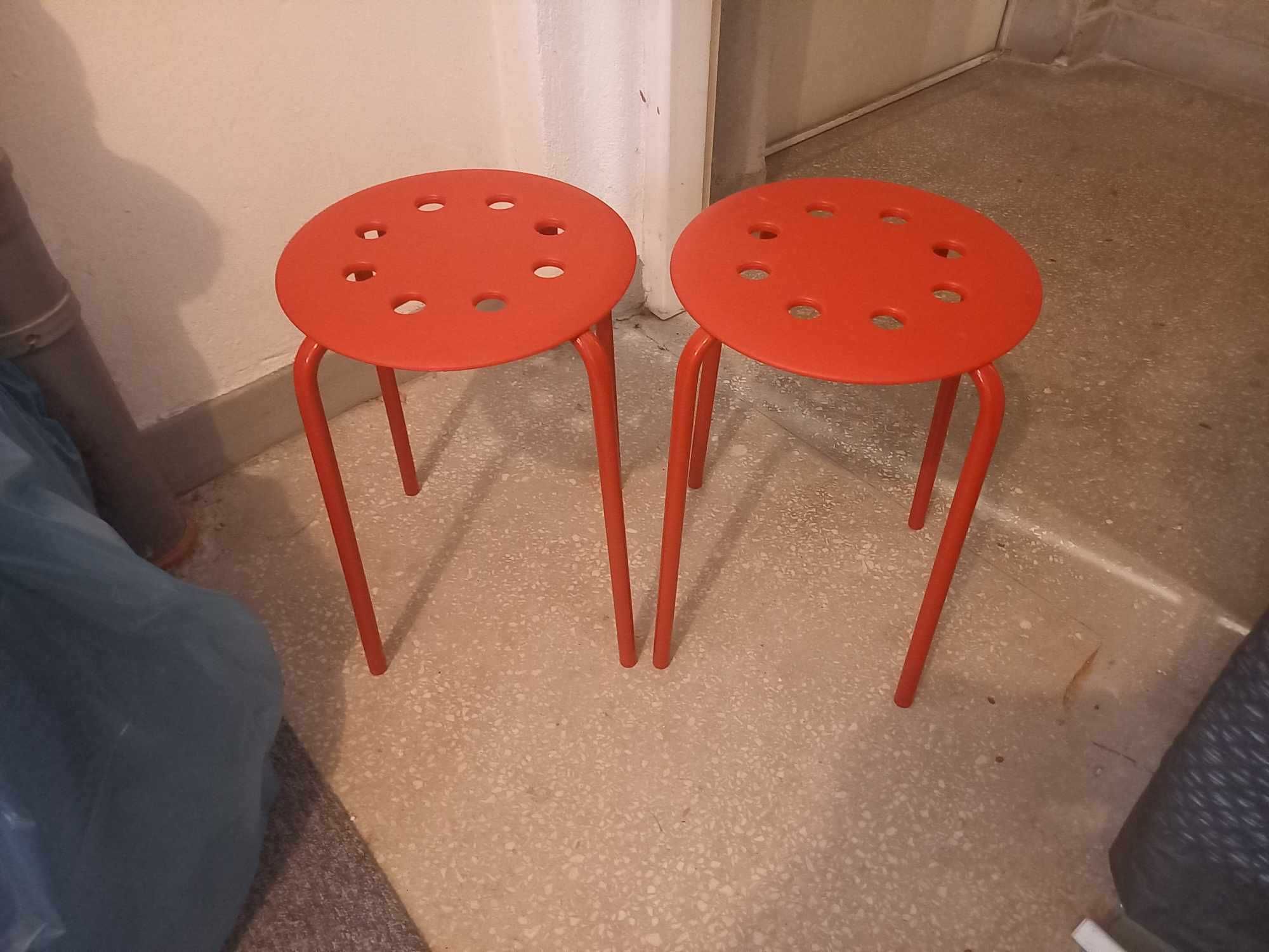 Taboret metalowy IKEA - 2szt.