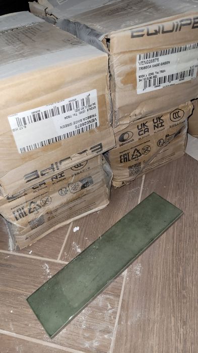 Płytki Equipe Tribeca Sage Green 6x24,6 144 szt.  
1p19,39 zł
+1