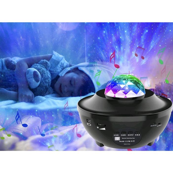 PROJEKTOR GWIAZD star led lampka nocna usb