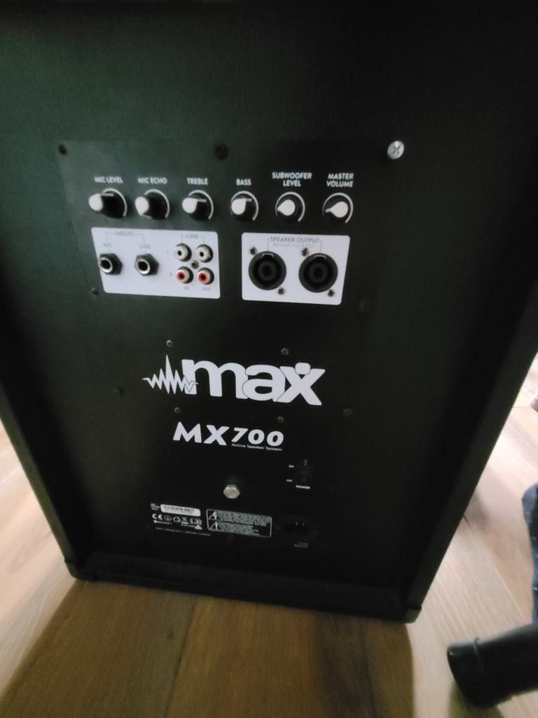 Zestaw nagłośnieniowy max mx 700watt