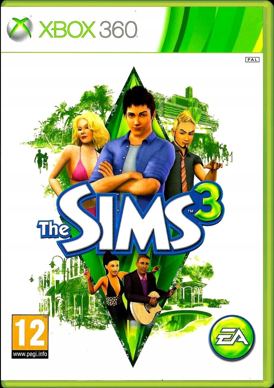 gra na Xbox 360 The Sims 3 Simsy Iii jakie Życie zgotujesz swojemu Sim