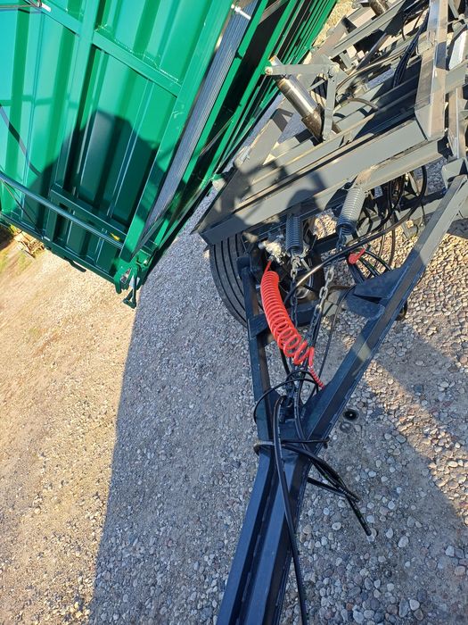 Przyczepa wywrotka 6 ton hw 60.11 hl 60 thk d55 po odbudowie 9 ton