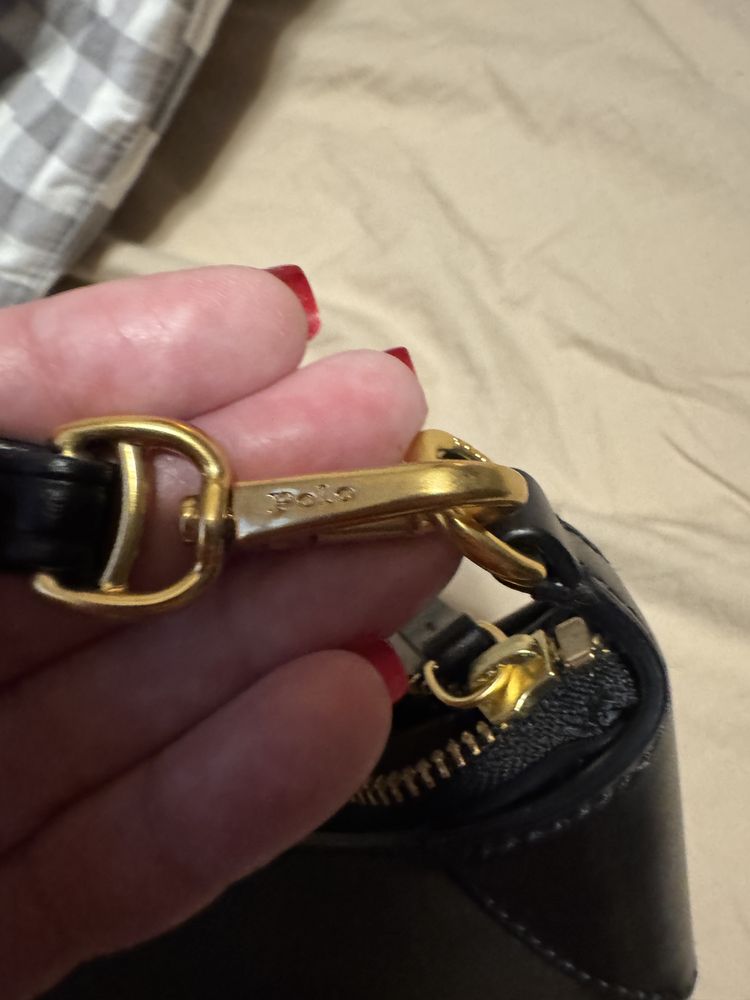 Torebka Ralph Lauren ID Collection mala ,czarna ,nowa!