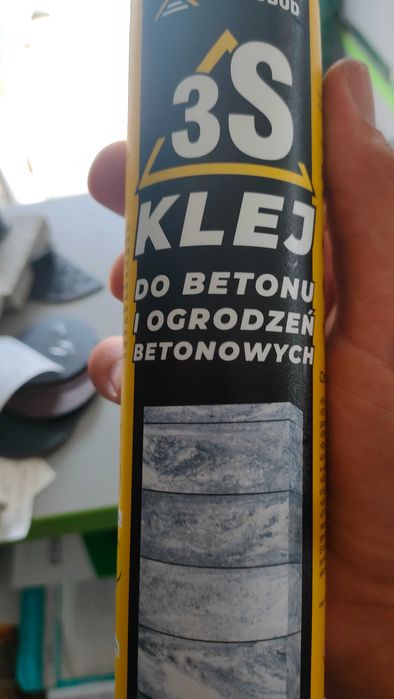 KLEJ do betonu Ogrodzeń STYROBUD klej do bloczków pustaki ogrodzeniowe