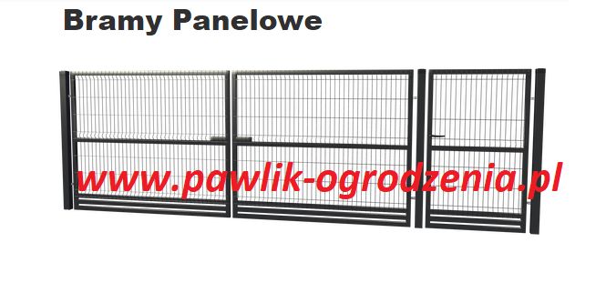 Ogrodzenie Panelowe PKL 153cm z podmurówka Panele Ogrodzeniowe