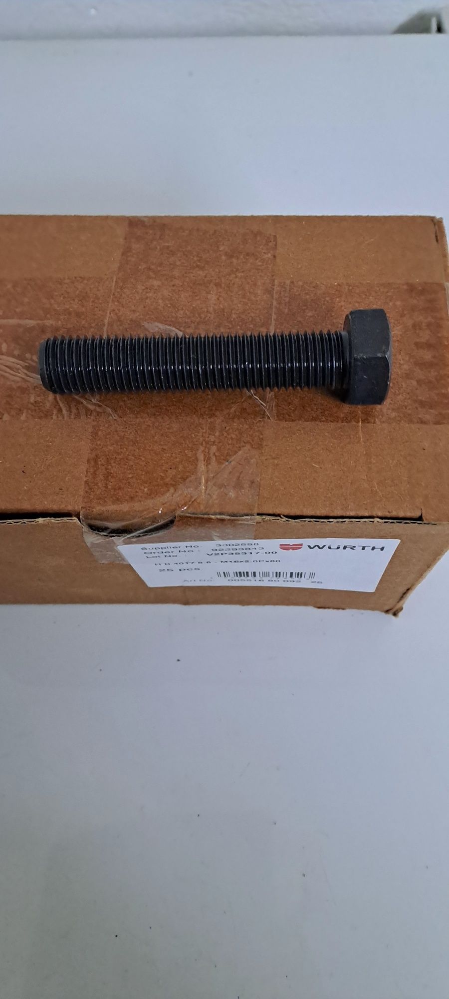 Śruby M16x80 metryczne