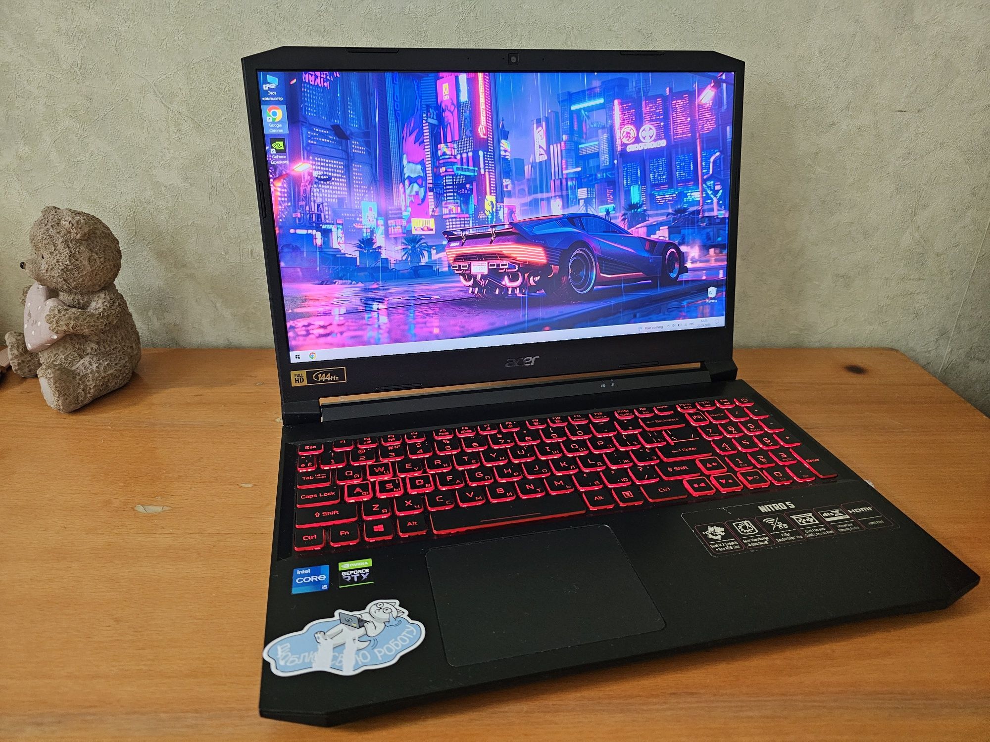 Срочно мощный 2к 165Hz RTX 3050Ti 16/512gb i5 11th игровой ноутбук