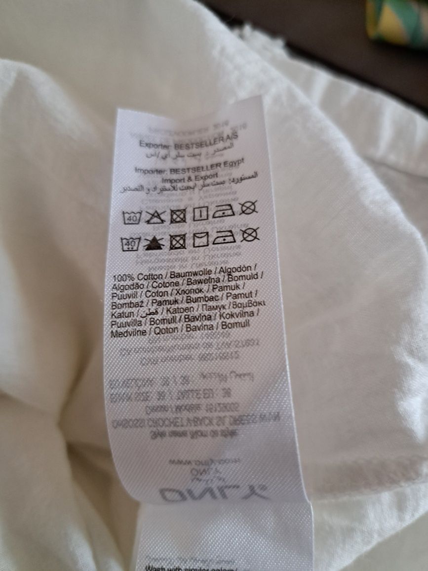 Sukienka wyjściowa Only One ecru M-ka/ 100% bawełna