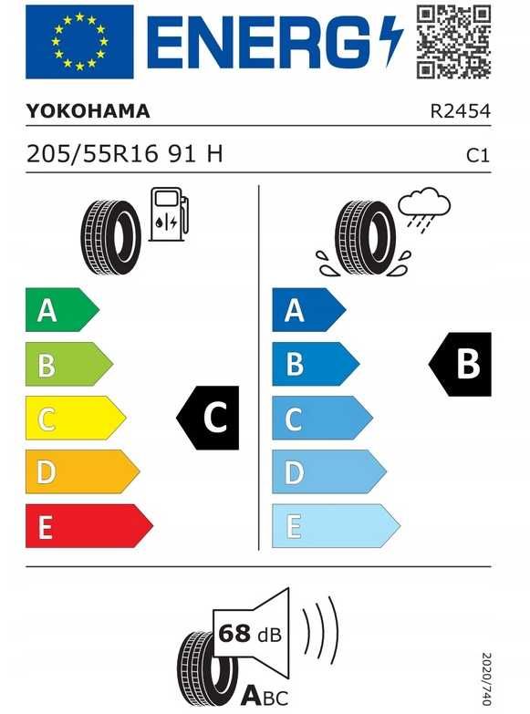 Opony letnie Yokohama BluEarth-Es  205/55R16 91 H rok produkcji 2024
