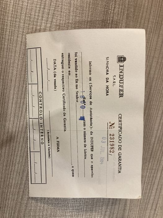 Iogurteira Indu, Antiga