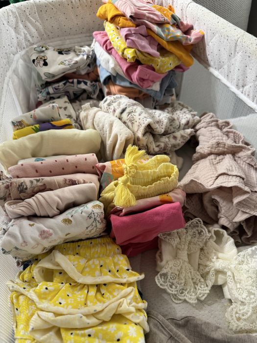 Paczka ciuszków zestaw wyprawka dla noworodka niemowlaka