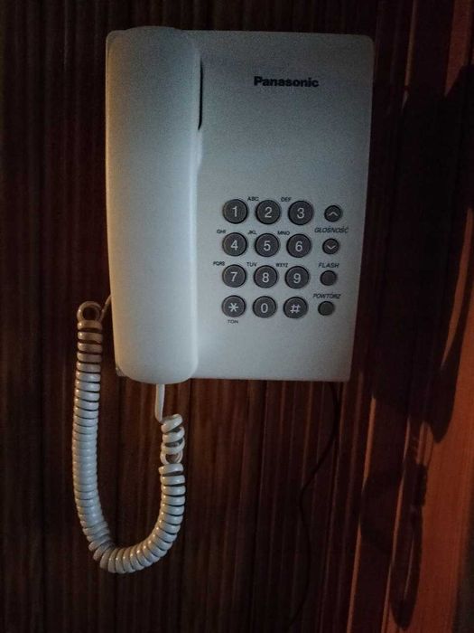 Telefon Stacjonarny Analogowy na kablu Prosty w Obsłudze NOWY