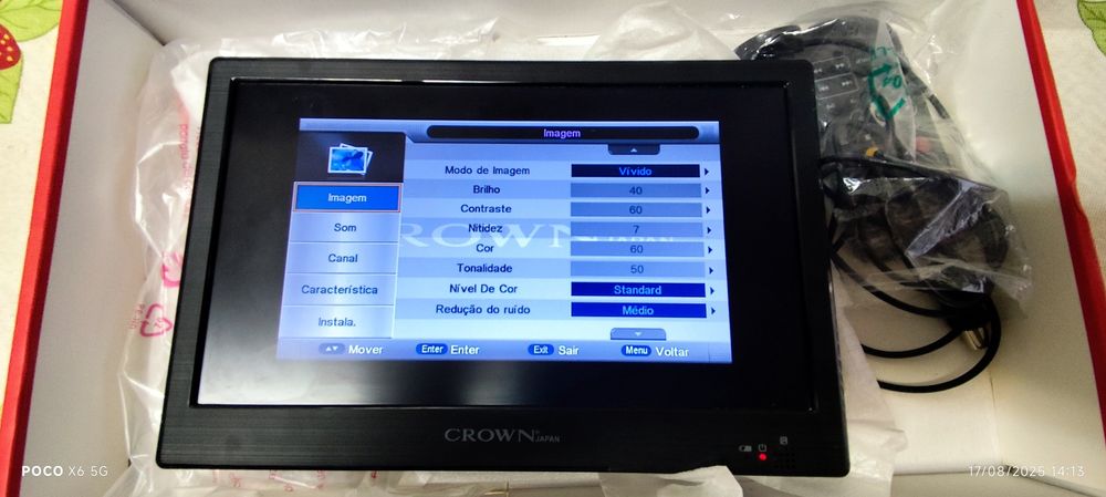 Televisor portátil Crown aled10port de 10 polegadas