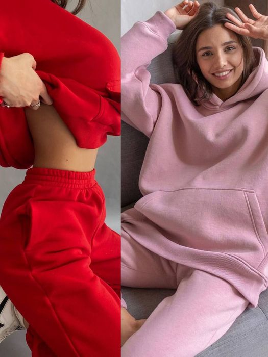 Теплий жіночий костюм на флісі 42, 44, 46, 48, 50, 52, 54