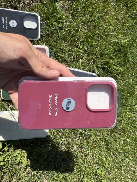 Силіконовий чохол Silicone Case Full для iPhone 15 Pro