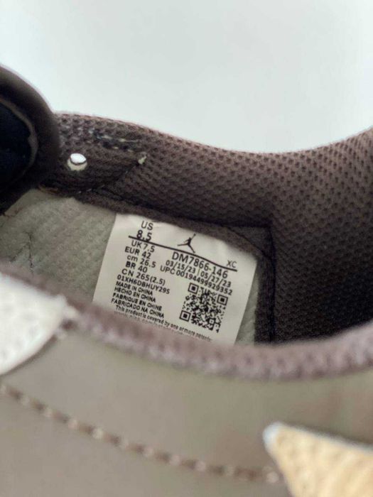 Кроссовки Nike Air Jordan 1 Low x Travis Scott Sail & Ridgerock 40-45