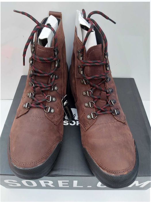 SP NOWE trekkingi botki SOREL ankeny mid hiker skórzane trapery 44