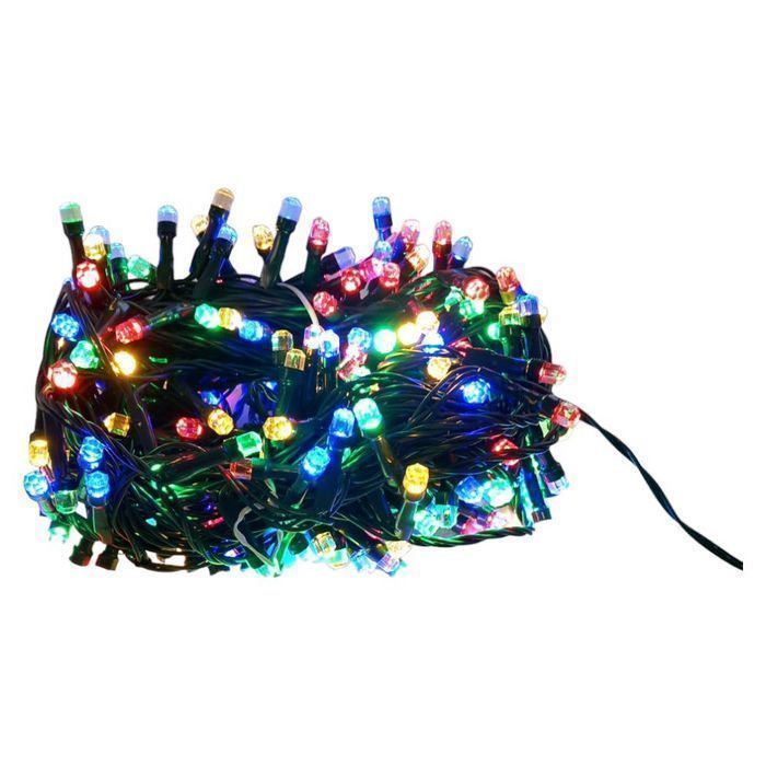 Lampki Choinkowe Łańcuch 200 LED 20m Kolorowe