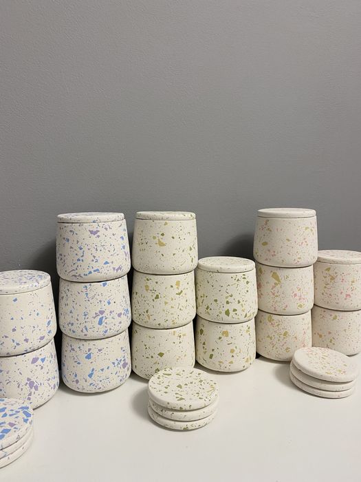 Кашпо с крышкой | Кашпо для свечей | Горшик